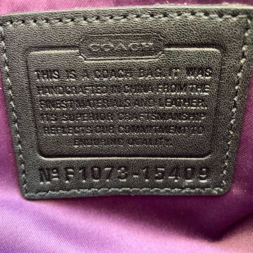 Coach Mia Signature Leather Carryall Handbag 15409 - Picture 5 of 8